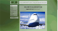 Desktop Screenshot of hajjaircraft.com